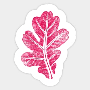 Oak Leaf Sticker